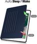 Imagem de Fintie Magnetic Stand Case para iPad 6ª / 5ª Geração - Múltiplos Ângulos Seguros Tampa traseira TPU macia robusta à prova de choque para iPad 9.7 2018 / iPad Air 2 / iPad Air, Auto Wake/Sleep, Navy