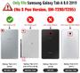 Imagem de Fintie Rotating Case para Samsung Galaxy Tab A 8.0 2019 Sem S Pen Model (SM-T290 Wi-Fi, SM-T295 LTE), Premium PU Leather 360 Degree Stand Cover, Preto