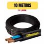 Imagem de Fio cabo pp flexivel 2 x 1,00mm 10 metro preto cobrecom