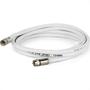 Imagem de Fio Coaxial Kit Rgc06 C/Conector Branco 10Mt