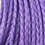 Imagem de Fio Cordão de material ecológico Trançado Roxo 3mm 5 Metros