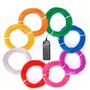 Imagem de Fio Cordão Neon Fluorescente 3 Metros Com Controlador Luz Flexível XM21152