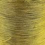 Imagem de Fio Cordão Trançado 1mm 10 Metros Dourado Linha Metalizada