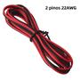 Imagem de Fio de Extensão LED 20m - 22AWG - Vermelho e Preto - Isolado em PVC