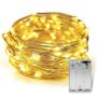 Imagem de Fio De Fada 50 Leds 5m Cordão Luz Branco Quente Decoração