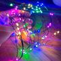 Imagem de Fio de Fada Colorido, 600 LEDs, 2m, 5 Ramos, Com Fonte