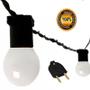 Imagem de Fio de Luz 50cm Preto 100M Com Lampadas Led 127v Com Plug