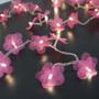 Imagem de Fio De Luz Luz De Fada Florzinha Organza Pink Bivolt