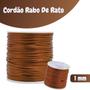 Imagem de Fio De Seda Marrom Havana - Cordão Rabo De Rato 1mm - Nybc