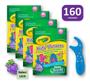 Imagem de Fio Dental C/ Cabo Kids Flossers Uva Crayola Gum C/160