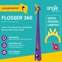 Imagem de Fio dental flosser 360 + refil + evidenciador - 6m+ - angie
