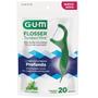 Imagem de Fio Dental GUM com Haste Flosser Twisted MINT 20 Unidades