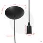 Imagem de Fio Pendente Liso Cabo Retro 1 Metro Com Canopla Lustre