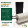 Imagem de Fio Torcido Cordonel Nylon Grilon 210/012 Branco 200g -8un