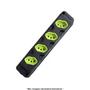 Imagem de Fiolux tomada barra robust 4t - 2p+t - preto/verde