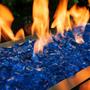 Imagem de Fire Glass Cristal Para Lareira A Gás Etanol Azul - 7Kg