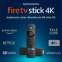 Imagem de Fire tv stick 4k com controle remoto por voz com alexa