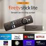 Imagem de Fire Tv Stick Lite 2ª Geração Alexa Amazon Bivolt Cor Preto Tipo de controle remoto De voz