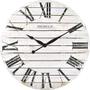 Imagem de FirsTime & Co.  Farmhouse Shiplap Wall Clock, American Crafted, Branco, 29 x 2 x 29,