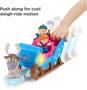 Imagem de Fisher-Price Disney Frozen Kristoff's Sleigh by Little People, Figure and Vehicle Set