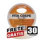 Imagem de Fita Adesiva Crepe Papel 24Mm X 50M C/30 Rolos 24X50