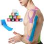 Imagem de Fita Adesiva kit com 5 Fitas Bandagem Elastica Kinesio Tape