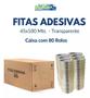 Imagem de Fita Adesiva Transparente 45mm X 100metros - 80 Rolos