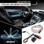 Imagem de Fita Barra Led P/ Painel Branco Frio Peugeot 306 Interna Cortesia Ambiente Top