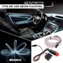 Imagem de Fita Barra Led P/ Painel Branco Frio Ssangyong Actyon 2007 2008 2009 2010 2011 2012 2013 5m Metros Flexível Tunning Top