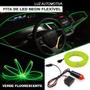 Imagem de Fita Barra Led P/ Painel Verde Neon Fluorescente Citroen C4 5m Metros Flexível Tunning Top