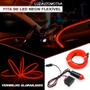 Imagem de Fita Barra Led P/ Painel Vermelho Alaranjado Toyota Hilux 1993 1994 1995 1996 1997 Flexível Tunning Top