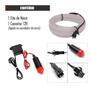 Imagem de Fita com Filamento de Fibra Ótica com Efeito Neon Para Painel Automotivo Carro 3 Metros 12V Universal Volkswagen Virtus