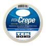 Imagem de Fita Crepe 24mmx50m Pacote com Branca Tekbond Uso Geral