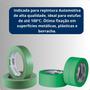 Imagem de Fita crepe automotiva Rapifix 17x40 Verde kit com 10 unidades