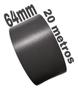 Imagem de Fita De Borda Para Mdf Grafito Chess 64mm X 20 Mts Moveis