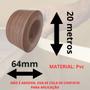 Imagem de Fita De Borda Pvc Para Mdf Madeirado Nogueira Florida 64mm X 20m Rehau Duratex Acabamento