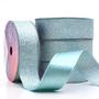 Imagem de Fita de Cetim Com Lurex Prata Nº 05 22mm Com 10 Metros