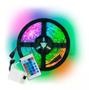 Imagem de Fita De Led 1 Metros RGB Autocolante + Controle Remoto