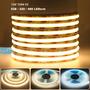 Imagem de Fita de LED 12V/24V - Alta Densidade (320-528 LEDs) - Luz Branca Quente/Natural