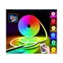 Imagem de Fita De Led 12v Rgb Neon Flexivel 2835 5mt Com Controle e Fonte