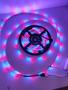 Imagem de Fita de led 3528 RGB colorido 5 mts 12v com fonte e controle prova da chuva