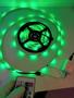 Imagem de Fita de led 3528 RGB colorido 5 mts 12v com fonte e controle prova da chuva