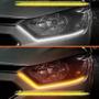 Imagem de Fita de LED DRL Renault Kwid Dual Color Universal 3000K 6000K 12V 6,8W Farol e Seta Luz Diurna Daylight 60cm