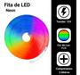 Imagem de Fita De Led Neon Flexível RGB Colorida 12v  5mts  Com Controle  Alto Brilho Com Fonte
