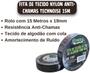 Imagem de Fita de Tecido Feltro de Algodão Technoise Para Chicotes 15m - Com Cola