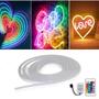 Imagem de Fita Flexível De Led Neon Rgb 16 Cores 5M 12V Com Controle