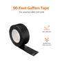 Imagem de Fita Gaffers Amazon Basics - Sem Resíduos (5cm x 27m) - Preta