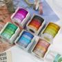 Imagem de Fita glitter adesiva washi tape glitter 1cmx2m pct c/5un