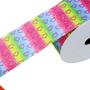 Imagem de Fita Glitter Com Coraçao 40mm Em Poliester Com 9 Metros