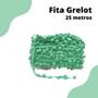 Imagem de Fita Grelot Pompom Verde Mar 20mm - Com 25 Metros - BRX